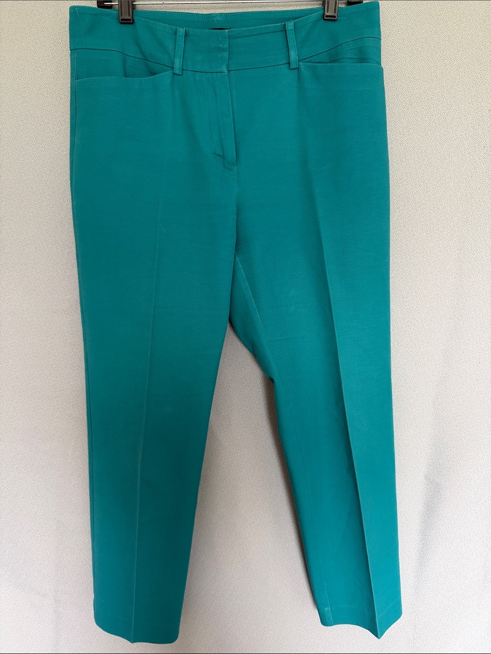 Ann Taylor Factory Teal Straight Leg Pants - size 6